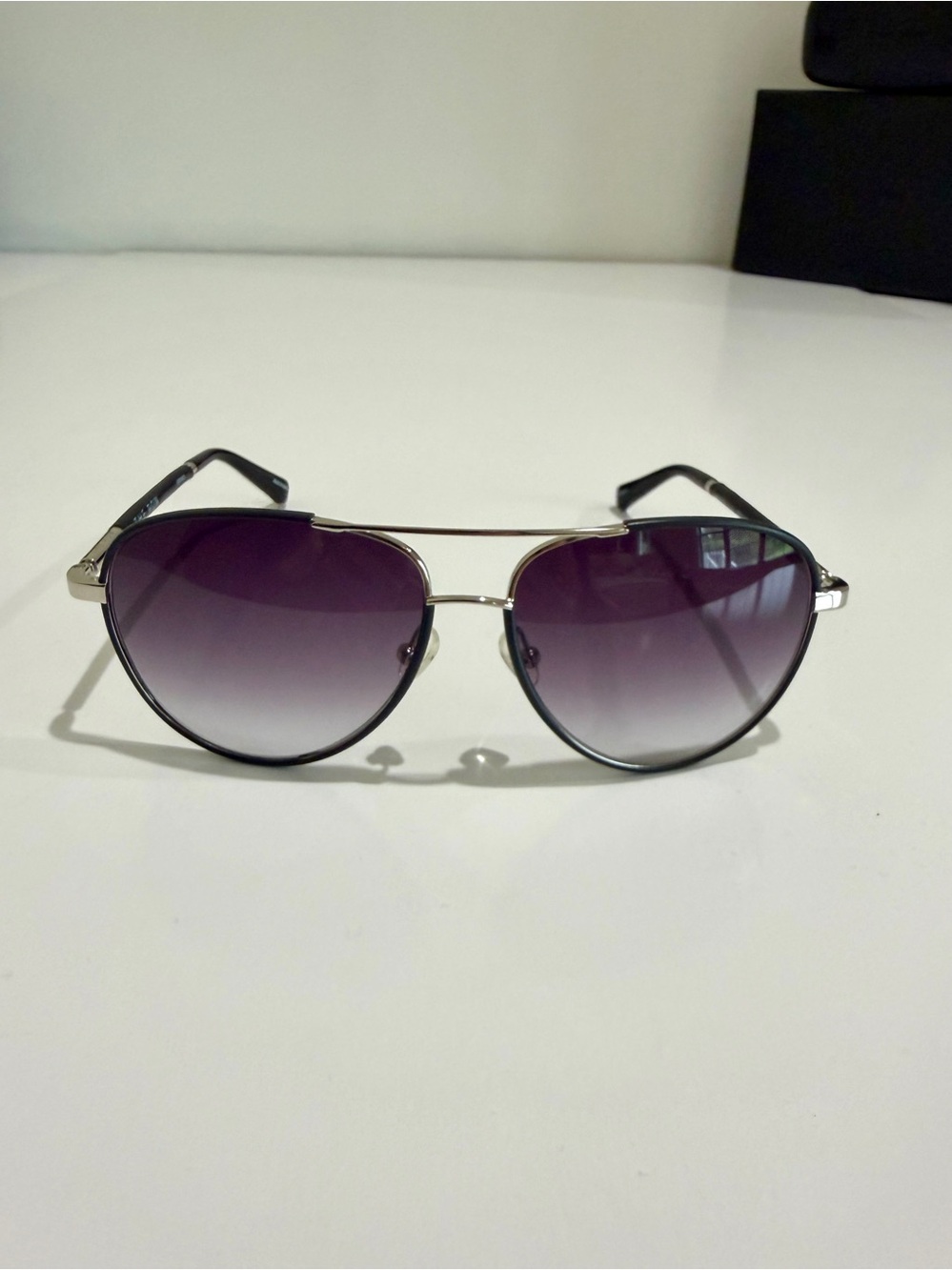 NWT The Row x Linda Farrow Leather Aviator Sunglasses Full Boutique Set - Picture 9 of 16